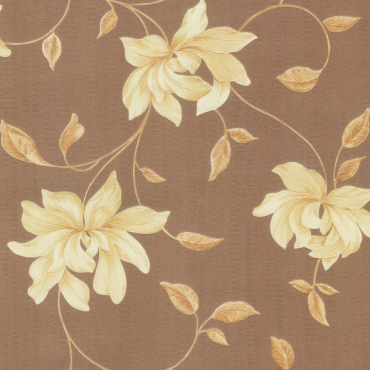 modern hot big flowers wall covering