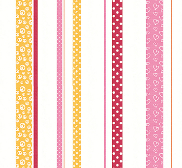 stripes design wallpaper for kids room
