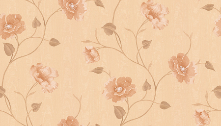fashion flowers design wall covering